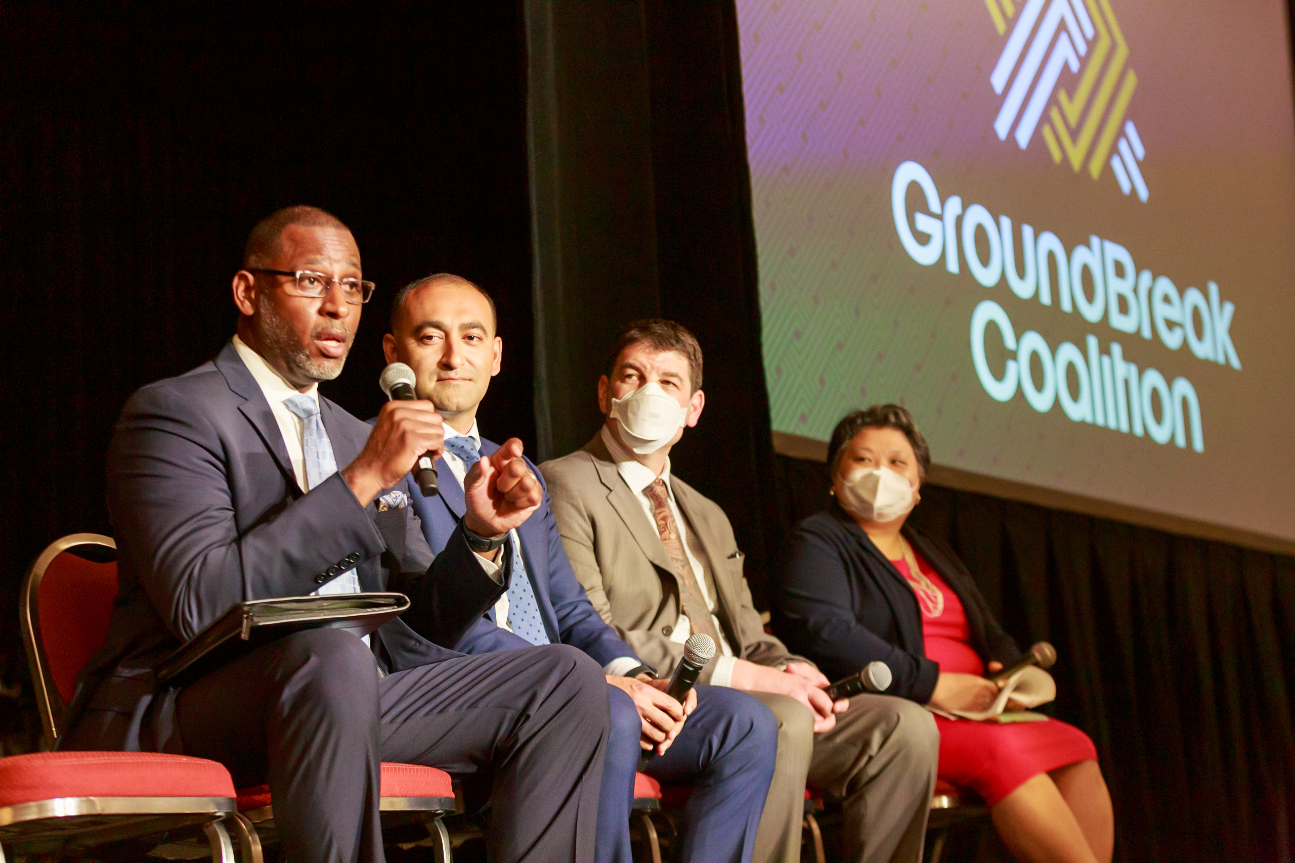 Panelists at GroundBreak Coalition Launch Event