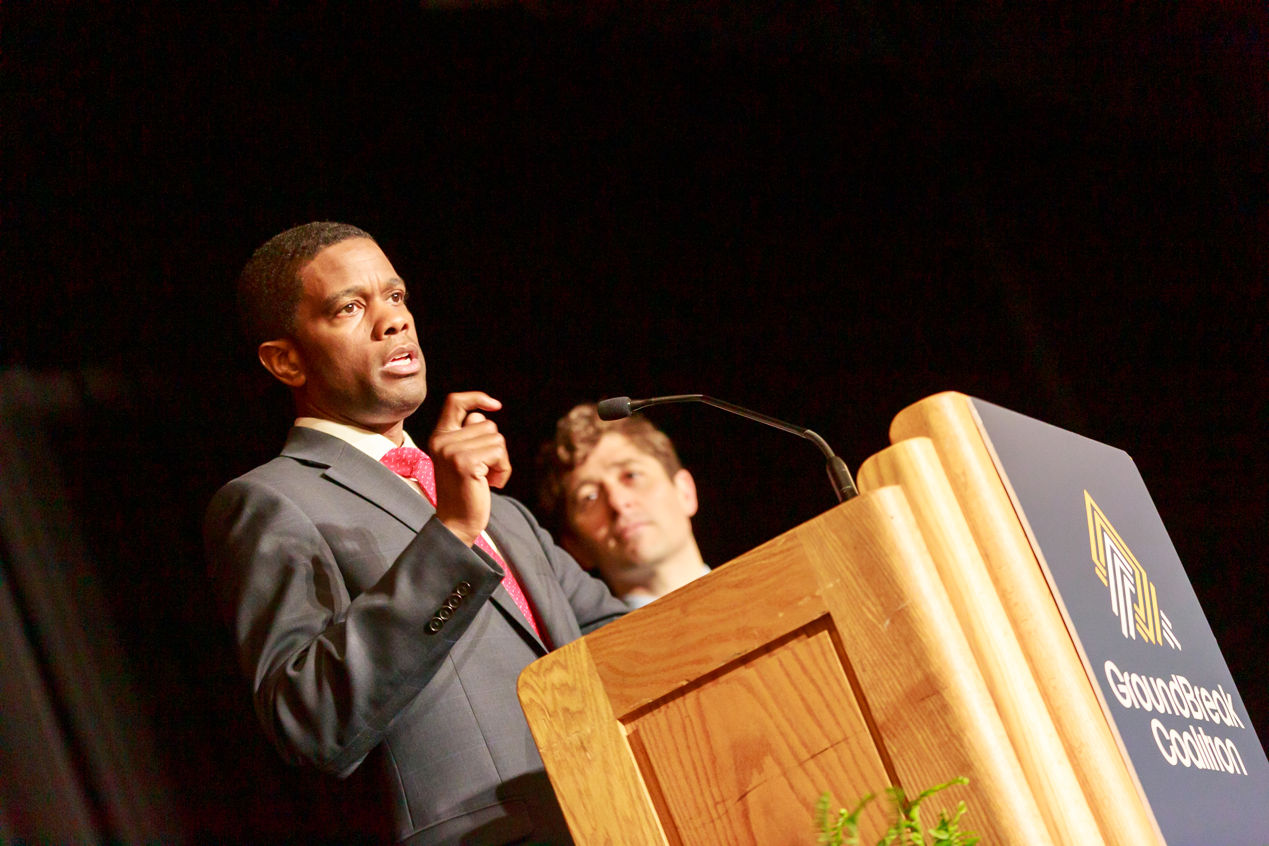 Saint Paul Mayor Melvin Carter speaks at GroundBreak Coalition launch